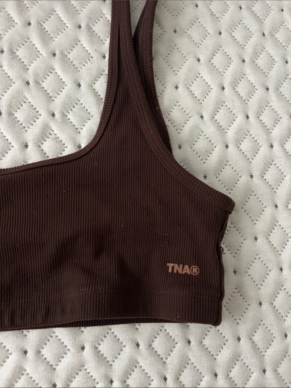 TNA Ribbed Mini Bra Top - Picture 2 of 3